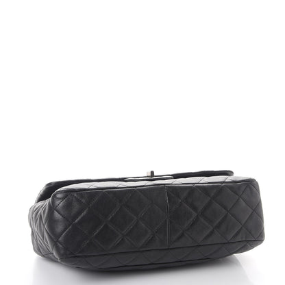 Chanel Washed Lambskin Quilted Jumbo Hybrid Reissue Flap Black 4 of 9