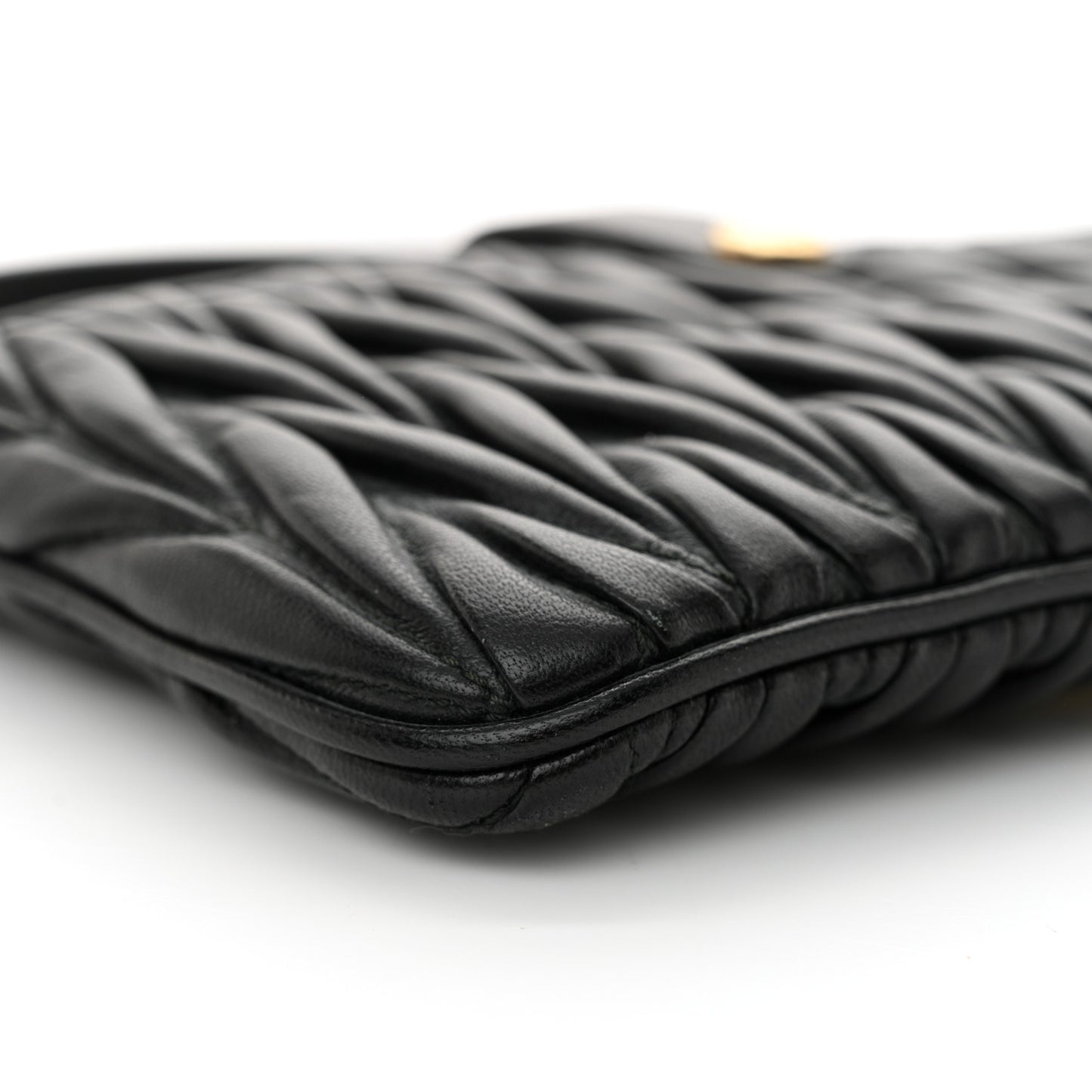Nappa Matelasse Crossbody Black