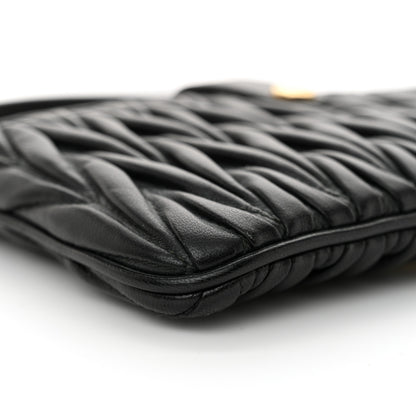 Miu Miu Nappa Matelasse Crossbody Black 9 of 10