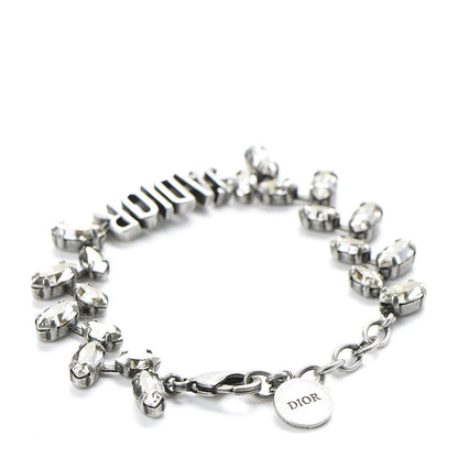 Christian Dior Metal Crystal J'Adior Bracelet Silver 3 of 4