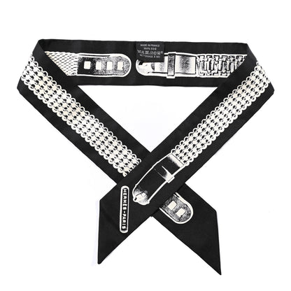 Hermes Silk Le Tresor De Medor Twilly Black White 1 of 4