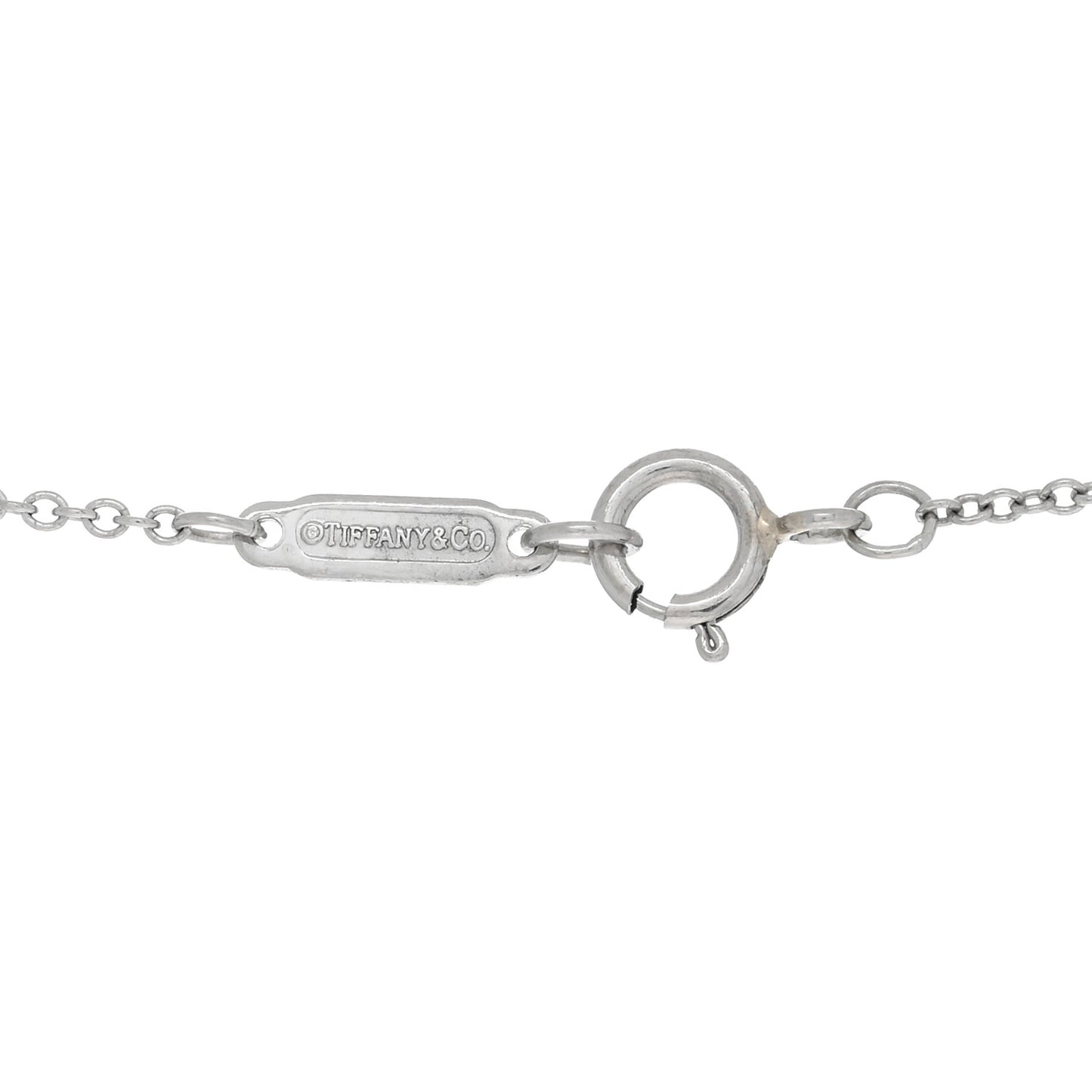 Platinum Diamond Small Heart Pendant Necklace