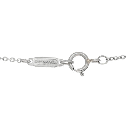 Tiffany Platinum Diamond Small Heart Pendant Necklace 4 of 4