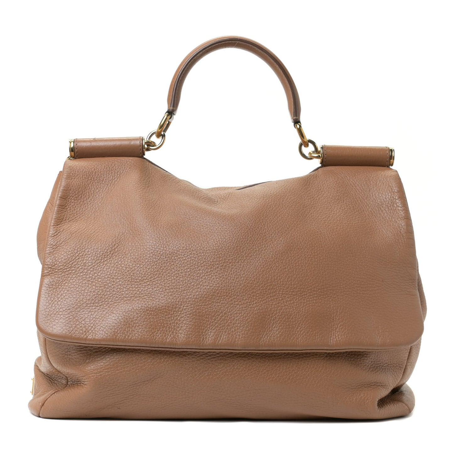 Grained Deerskin Large Miss Sicily Satchel
