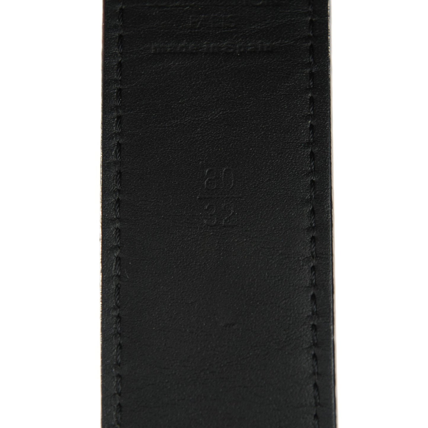 Monogram Multicolor LV Cut Reversible Belt 80 32 Black