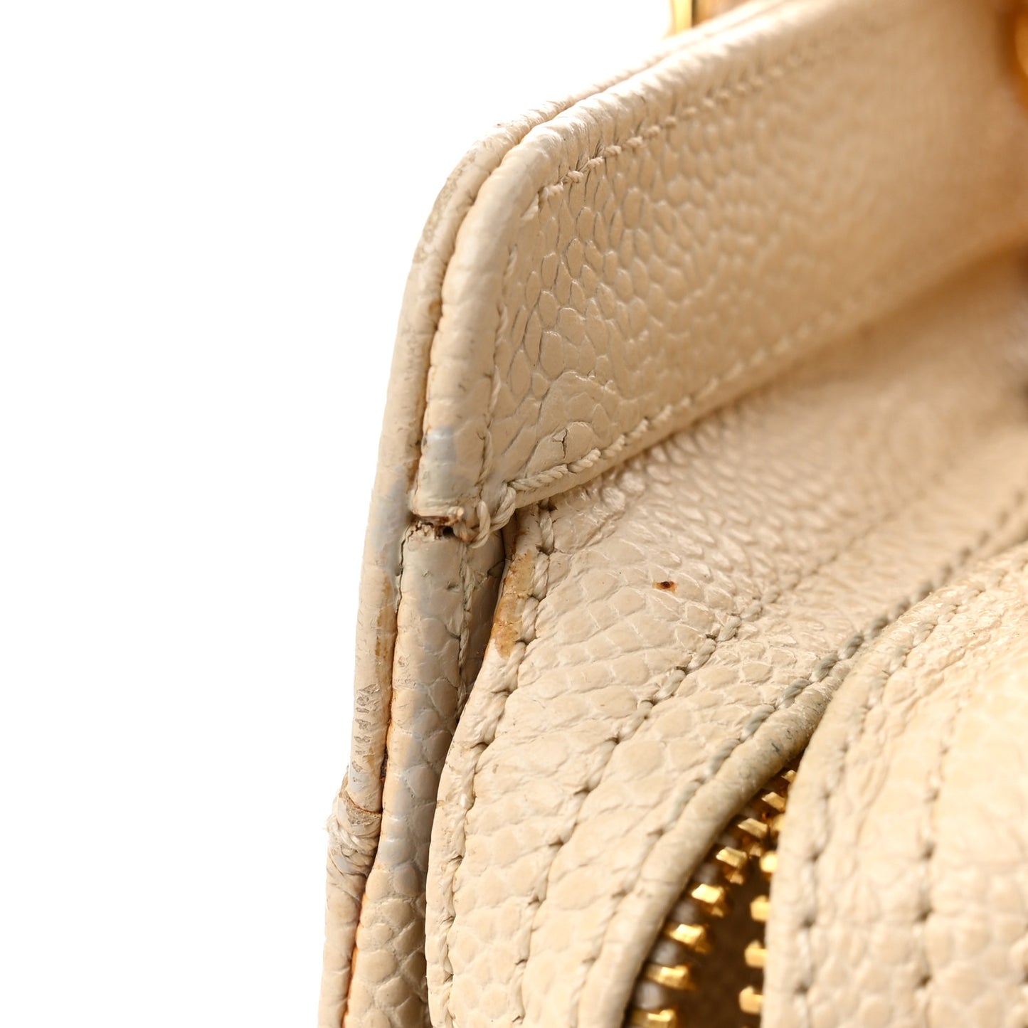 Caviar Shopping Tote Beige