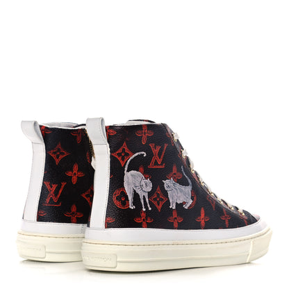 Louis Vuitton Catogram Stellar Sneaker Boots 39 Marron 4 of 10