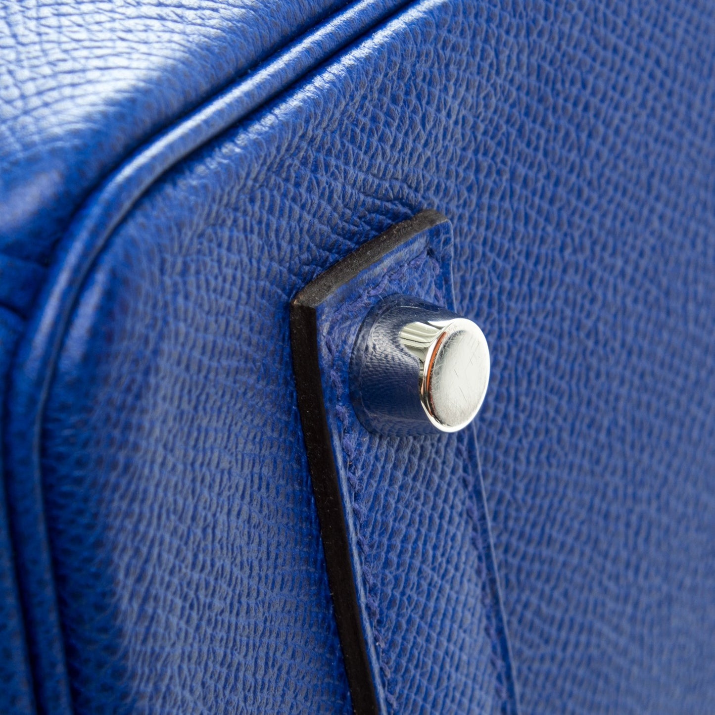Epsom Birkin 35 Bleu Electrique