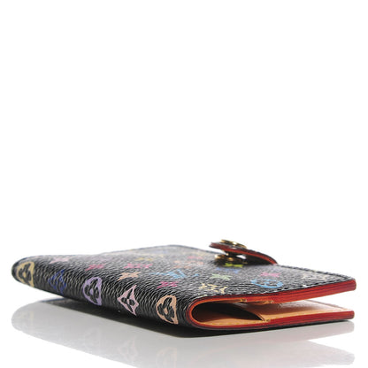 Louis Vuitton Monogram Multicolor Carnet de Bal Mini Agenda Cover Black 4 of 7