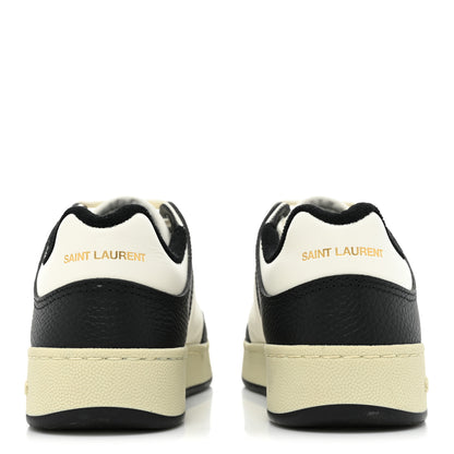 Saint Laurent Calfskin Perforated Womens Sneakers 37 White 4 of 9