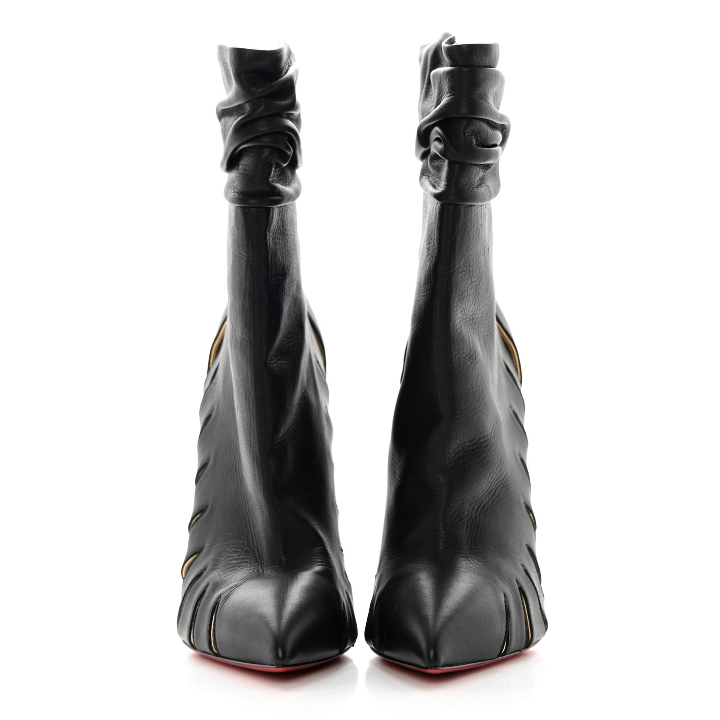 Calfskin Chiffon Fontabooty 120 Ankle Booties 38 Black