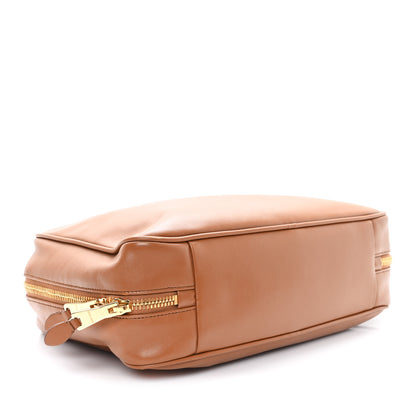 Miu Miu Soft Calf Softy Large Beau Top Handle Bag Cognac 4 of 10