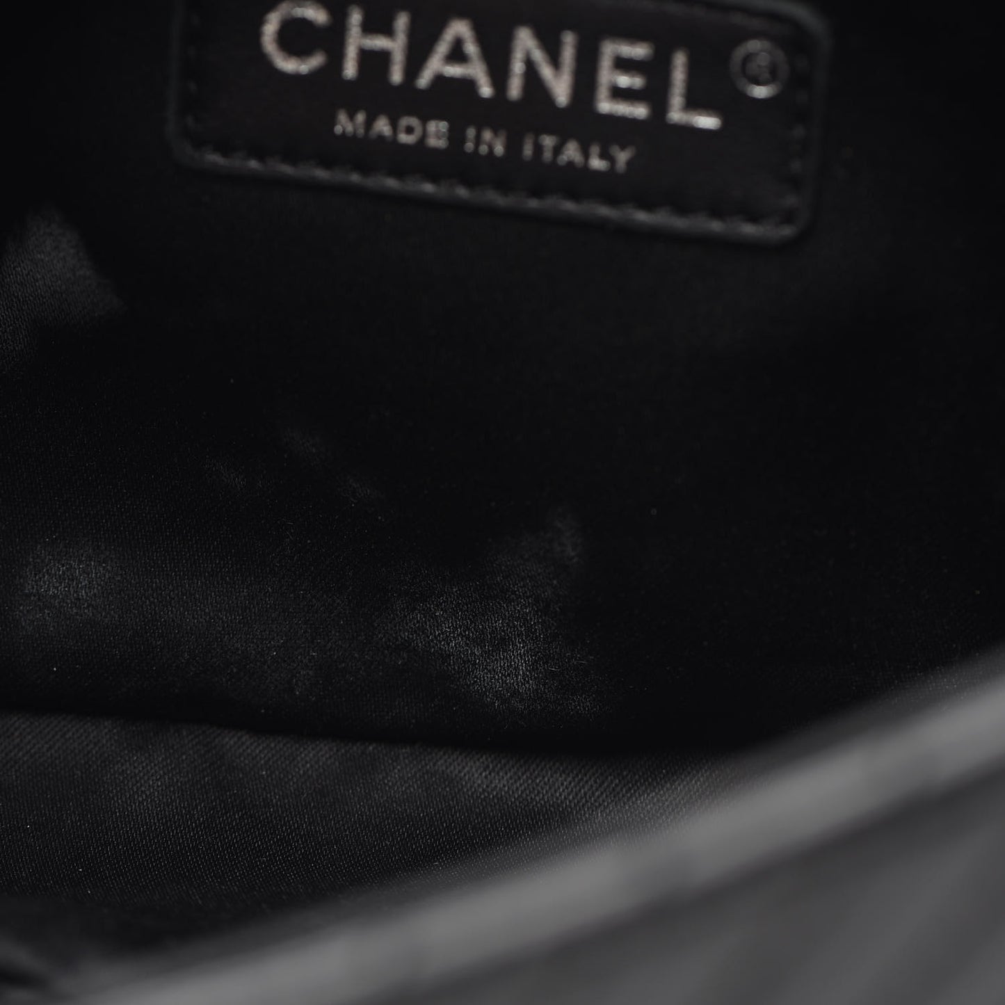 Lambskin Small CC Crossing Flap Black