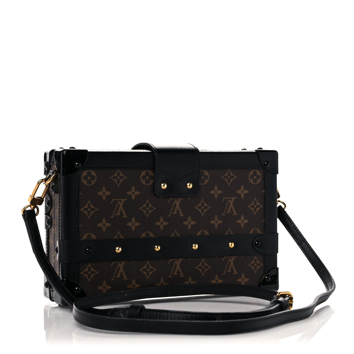 Louis Vuitton Monogram Petite Malle Black 3 of 17