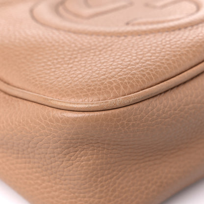 Gucci Pebbled Calfskin Small Soho Disco Bag Camelia 9 of 17