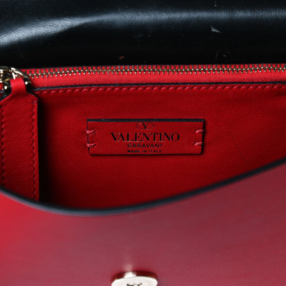 Valentino Garavani Vitello Rockstud Side Slip Crossbody Rouge Pur 7 of 20