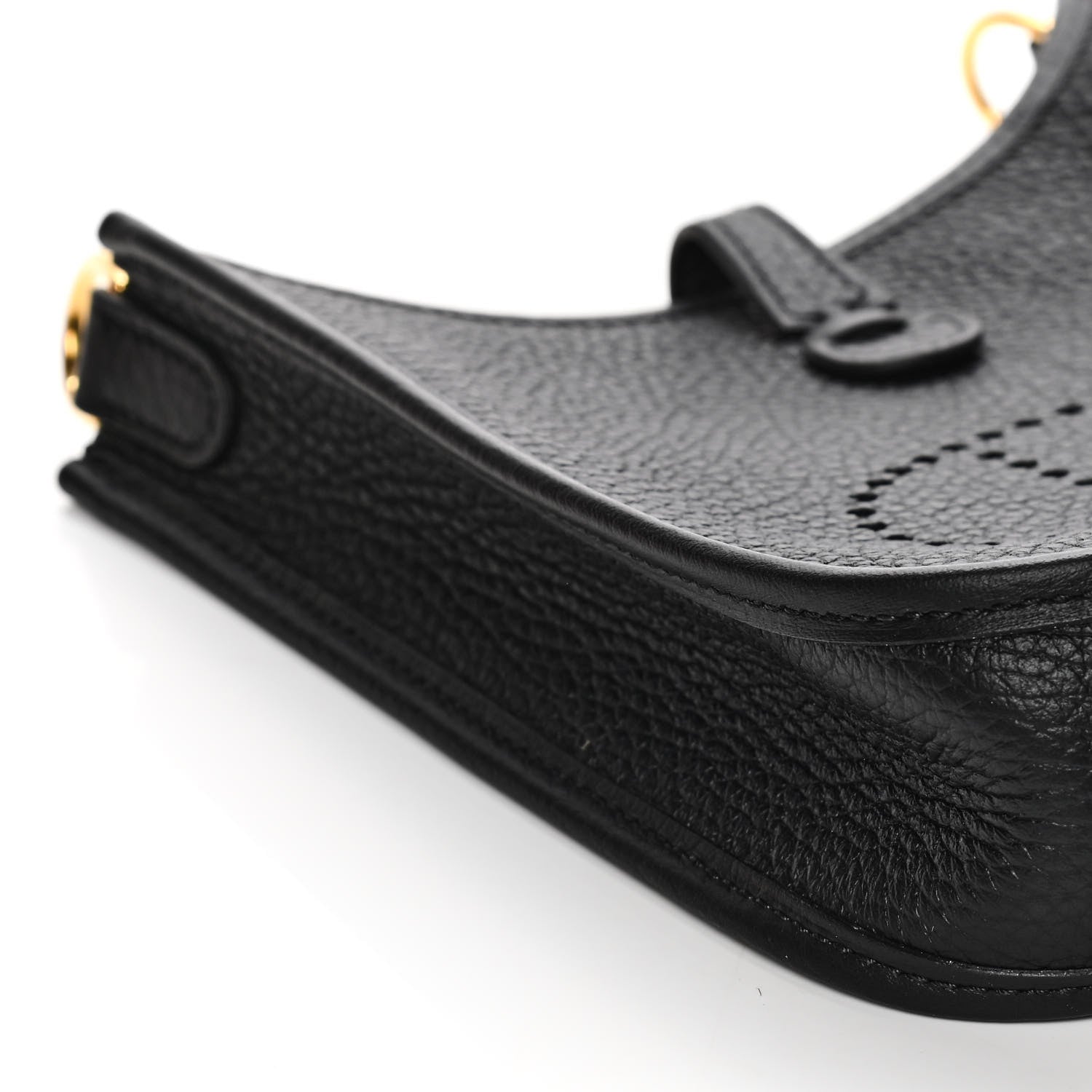 Hermes Taurillon Clemence Evelyne TPM Black 7 of 10