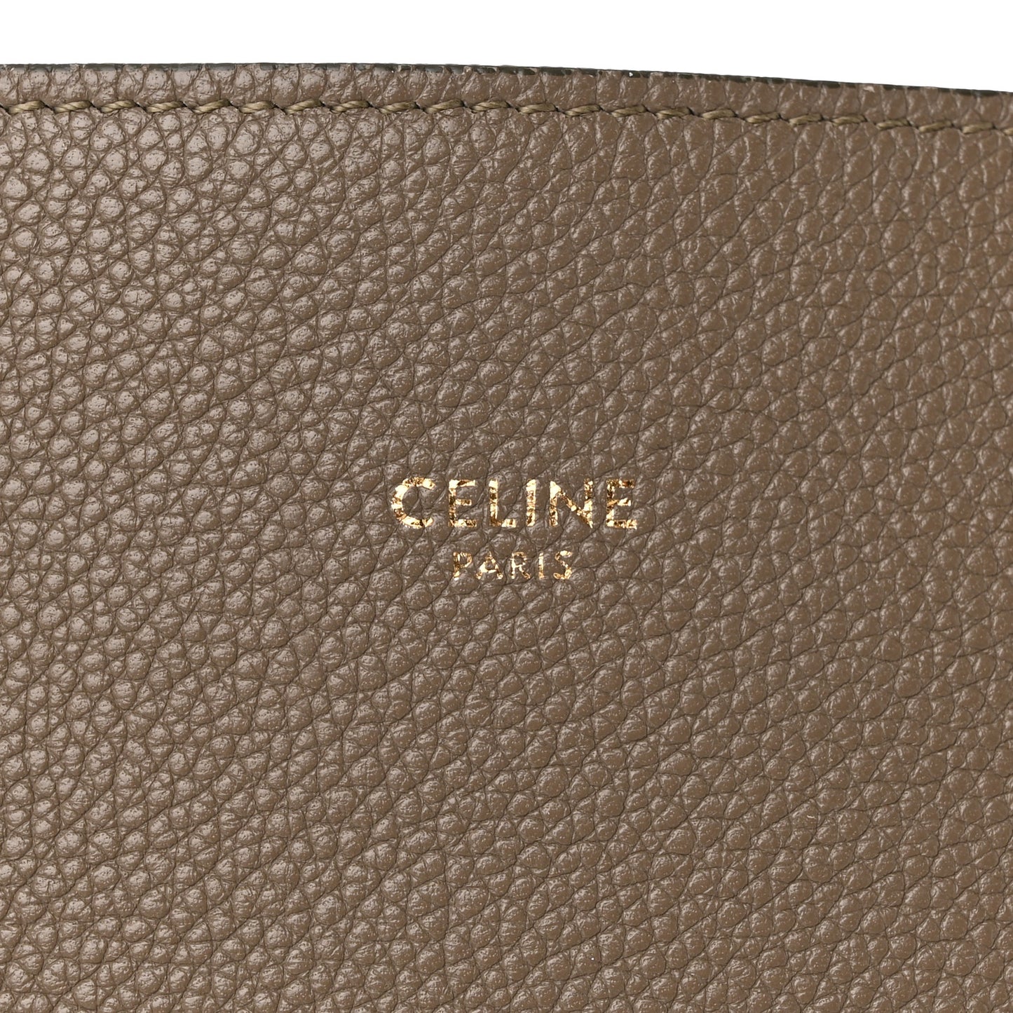Soft Grained Calfskin Medium Belt Cabas Phantom Taupe