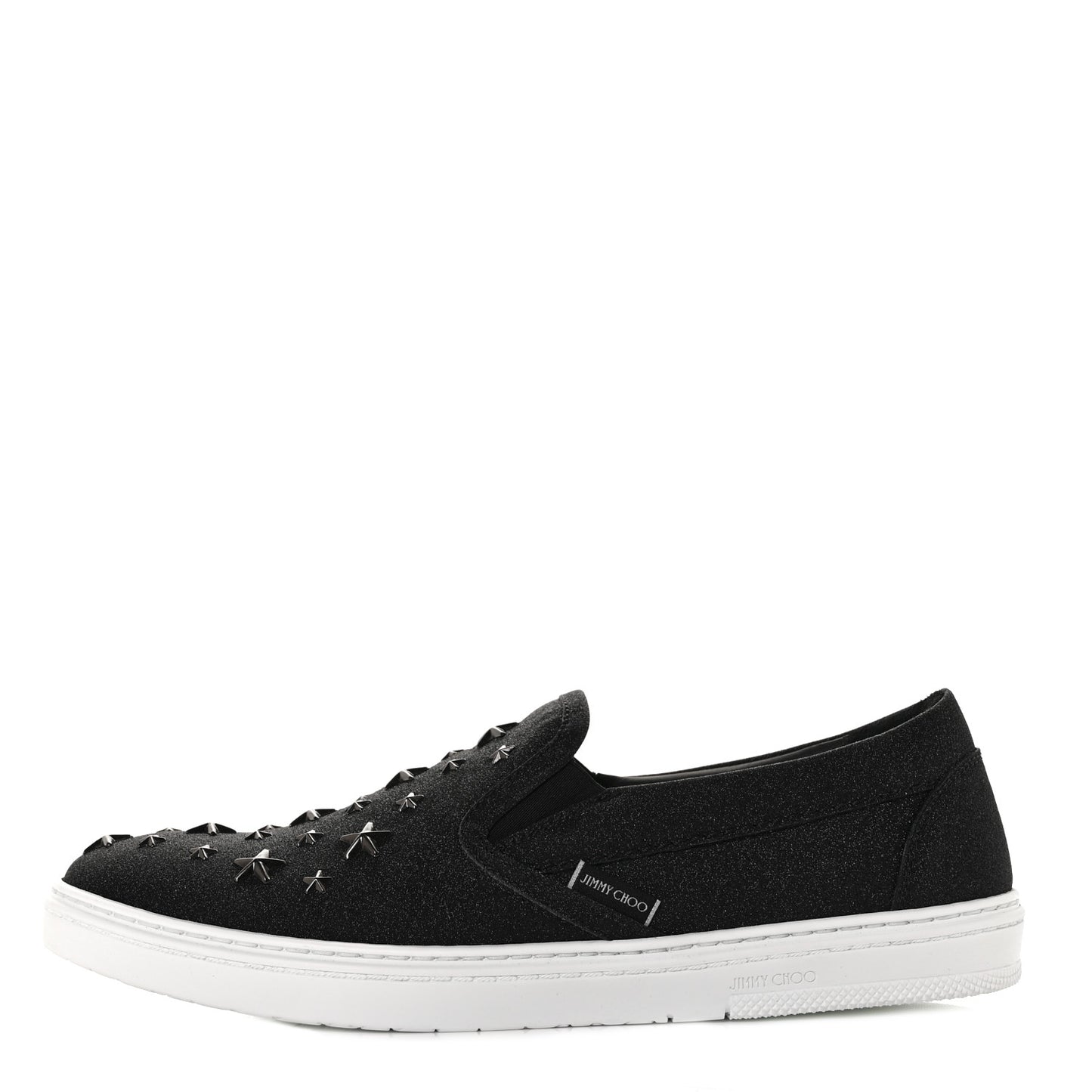 Fine Glitter Suede Mens Grove Sneakers 43 Black