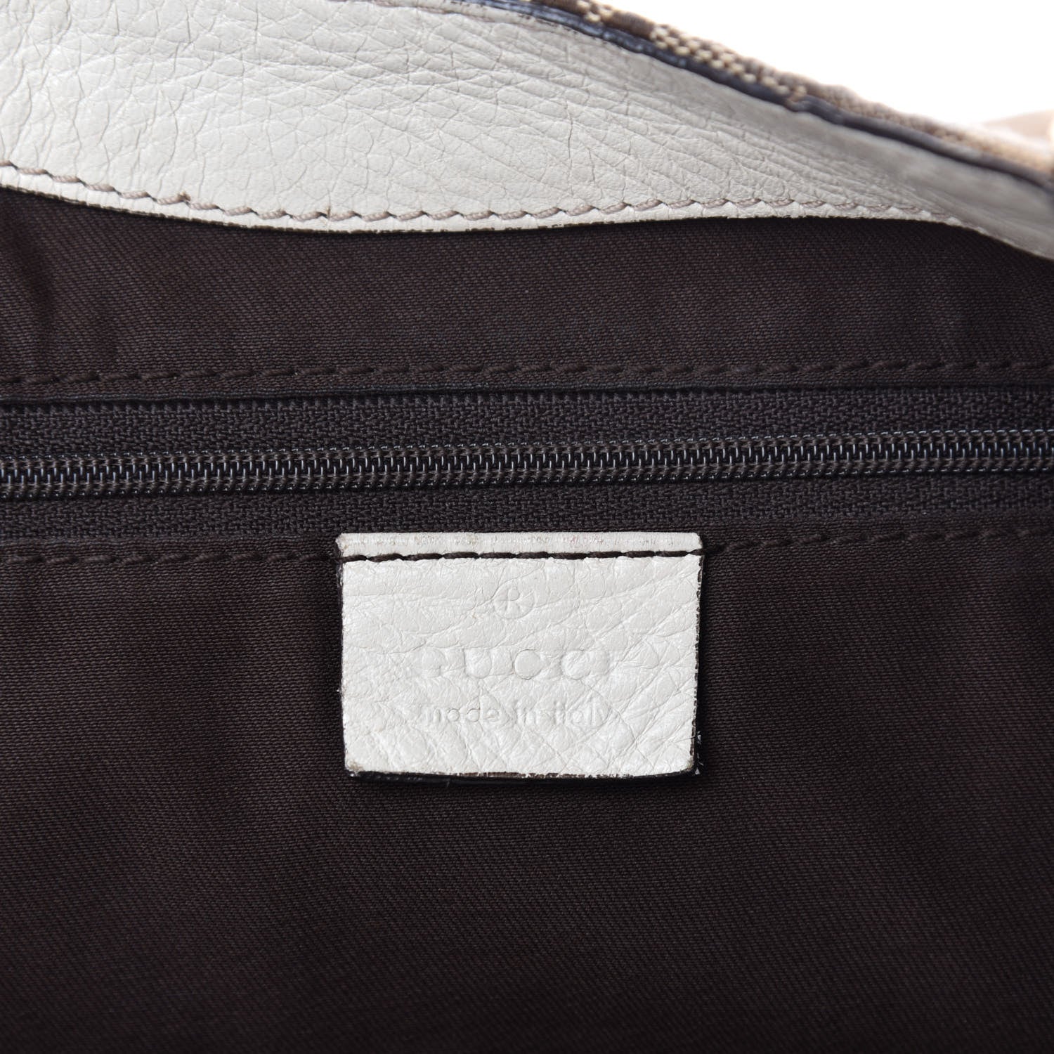 Gucci Monogram New Ladies Web Tote Off White 12 of 14
