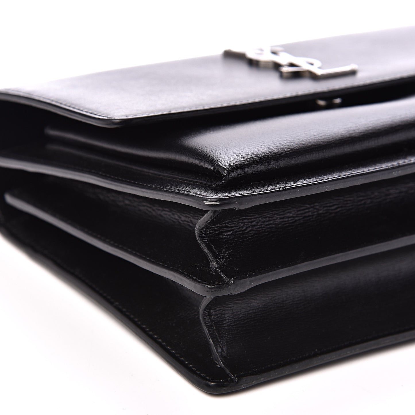 Grained Calfskin Medium Monogram Sunset Black