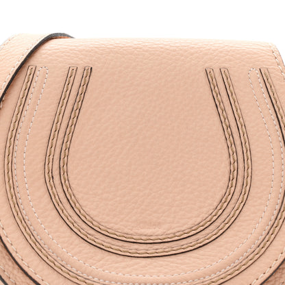 Chloe Calfskin Mini Marcie Round Crossbody Bag Blush Nude 9 of 11