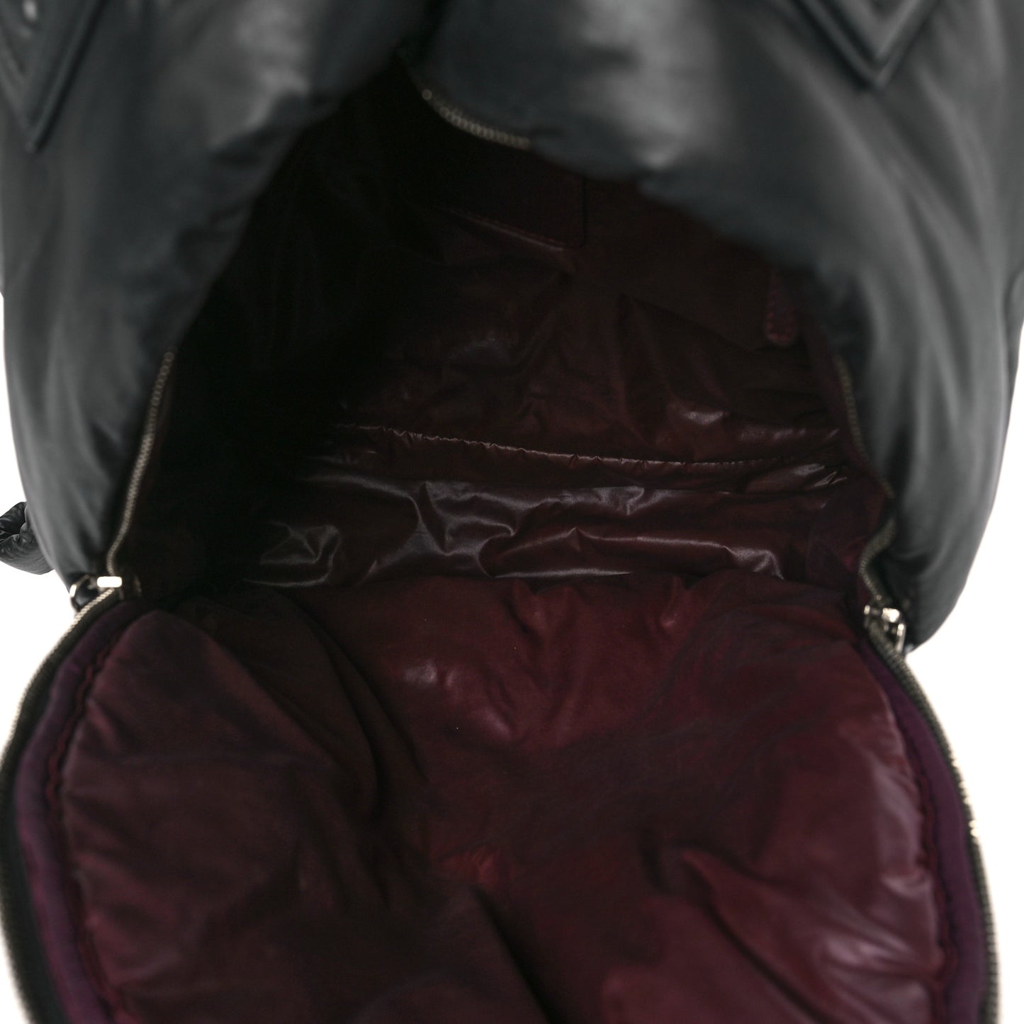 Nylon Quilted Coco Cocoon Backpack Black