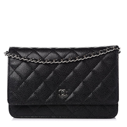 Chanel Caviar Quilted Wallet On Chain WOC Black 1 of 13