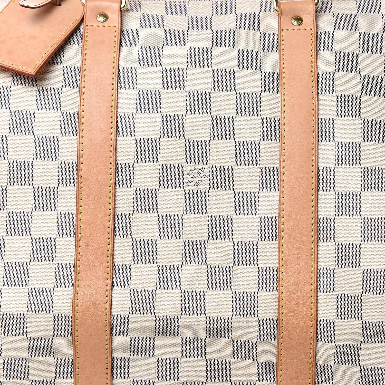 Louis Vuitton Damier Azur Keepall Bandouliere 55 15 of 16