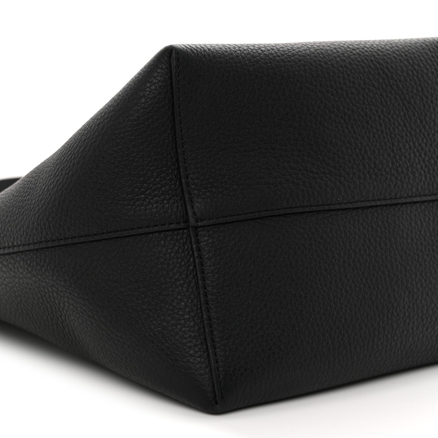 The Row Grained Calfskin Medium N/S Park Tote Black 9 of 10