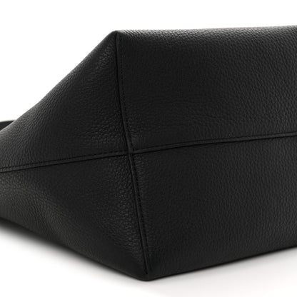 The Row Grained Calfskin Medium N/S Park Tote Black 9 of 10