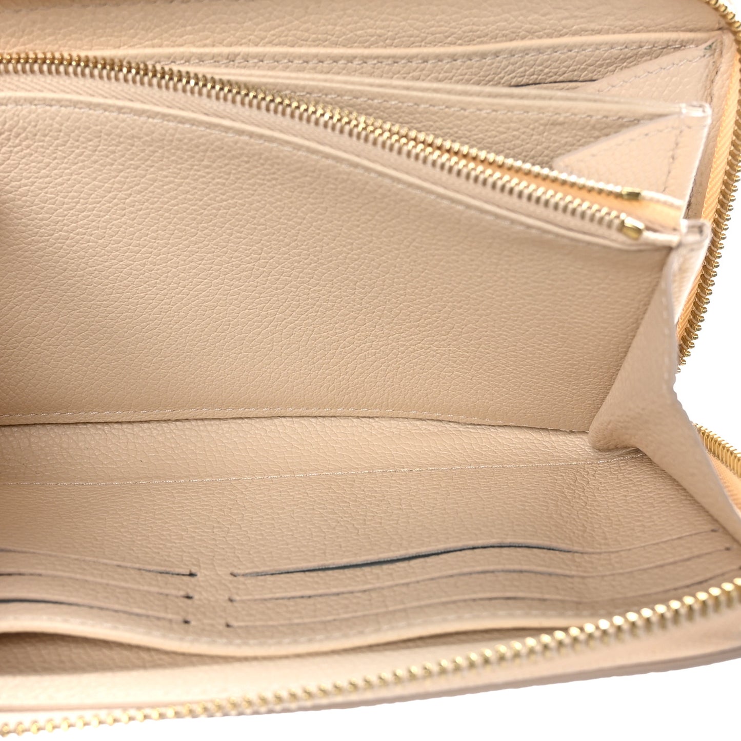 Empreinte Monogram Giant Zippy Wallet Creme Bois De Rose