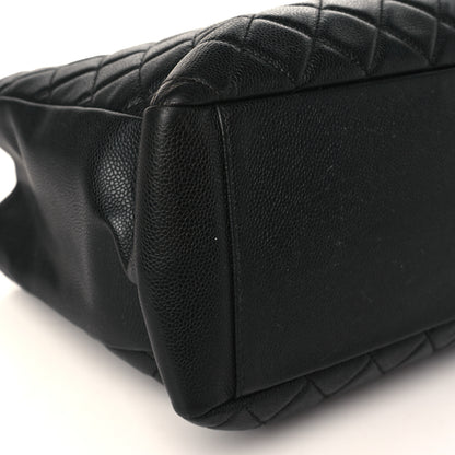Chanel Caviar Quilted Grand Shopping Tote GST Black 8 of 9