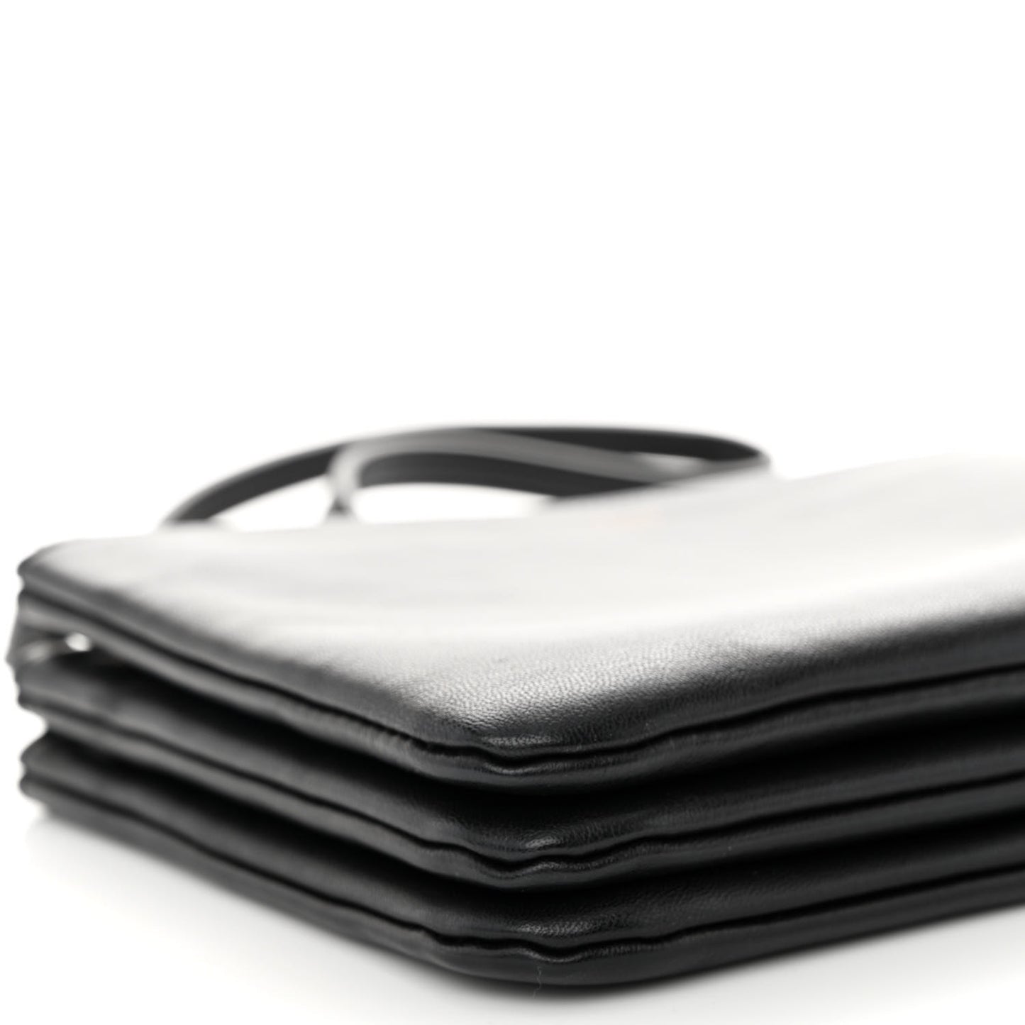 Lambskin Small Trio Crossbody Bag Black