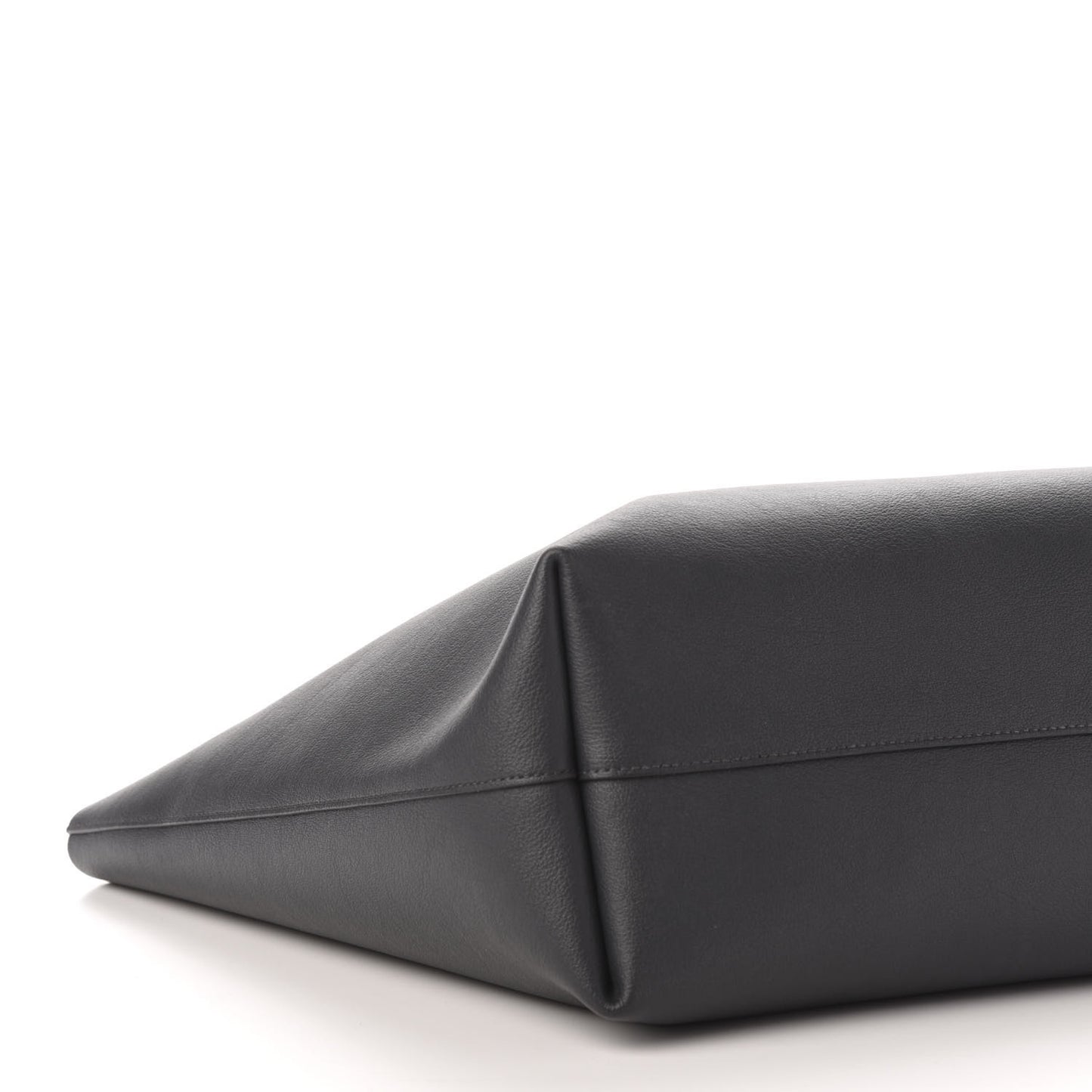 Calfskin Large Shopping Tote Asphalt