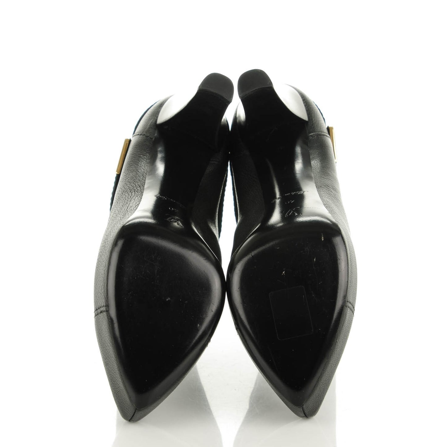 Grained Goatskin Queen Ankle Boots 40 Black
