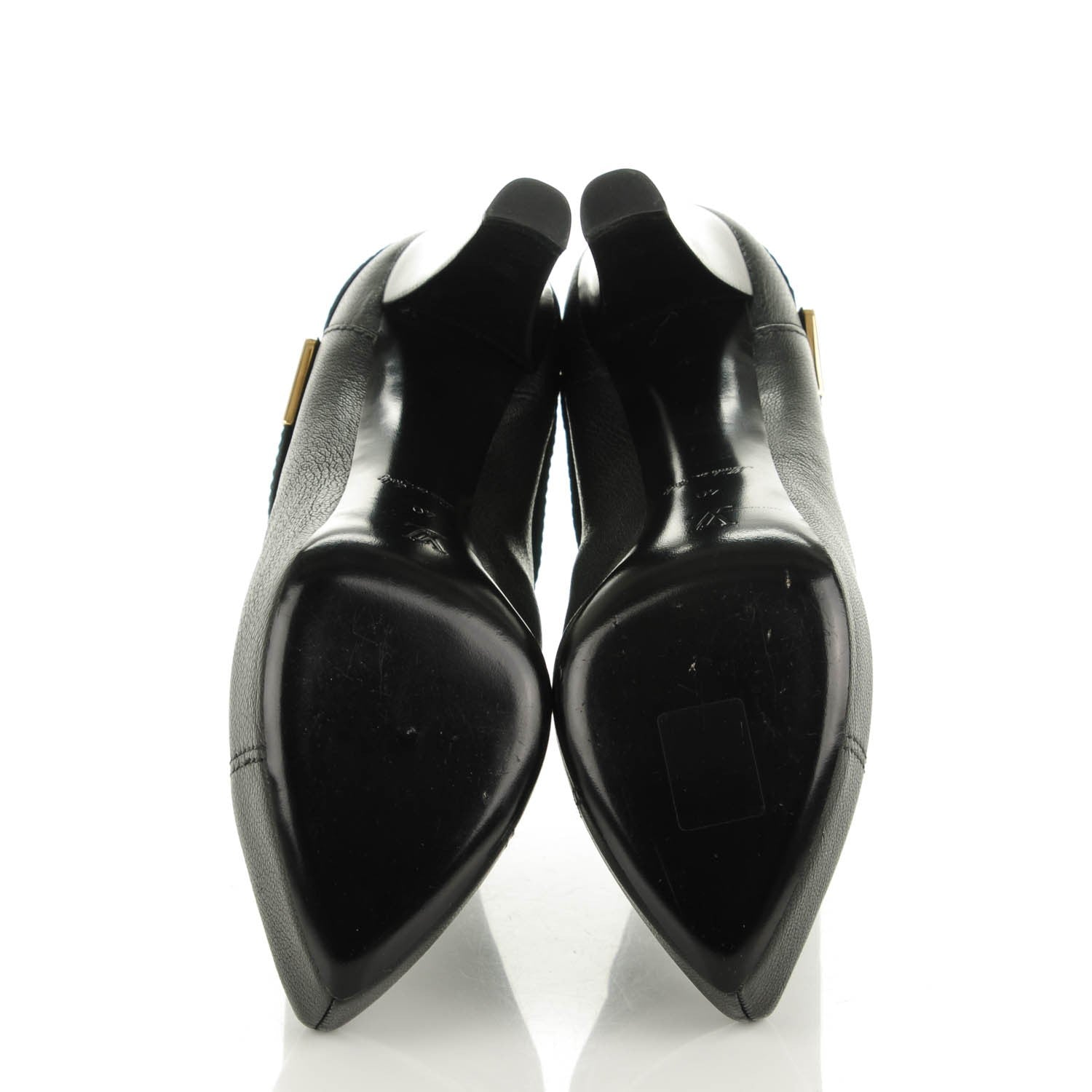 Louis Vuitton Grained Goatskin Queen Ankle Boots 40 Black 5 of 8