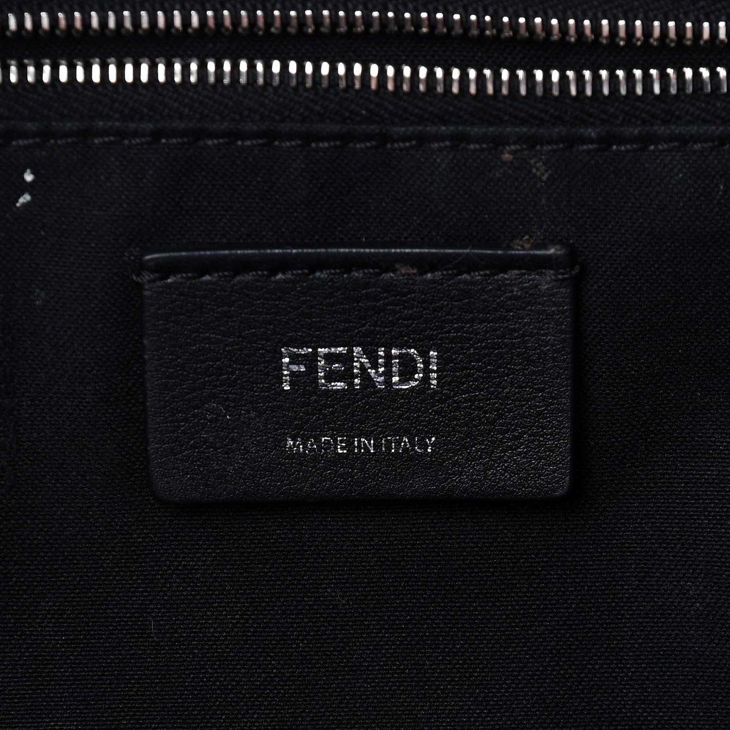 Fendi Vitello Dolce Studded Backpack Black Multicolor 6 of 15