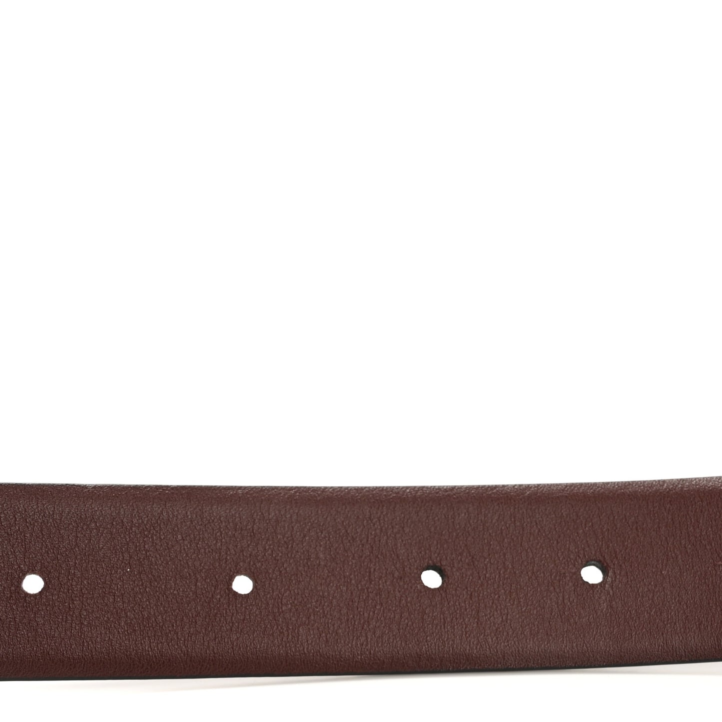 Calfskin CC Reversible Belt 75 30 Black Burgundy