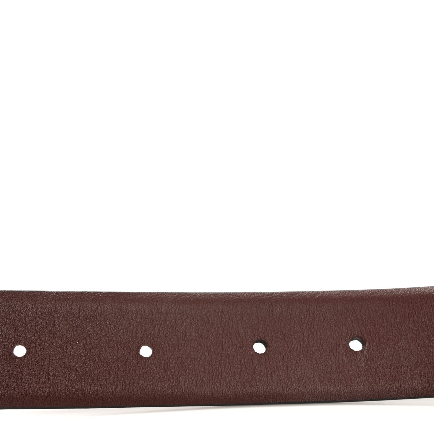 Chanel Calfskin CC Reversible Belt 75 30 Black Burgundy 4 of 6