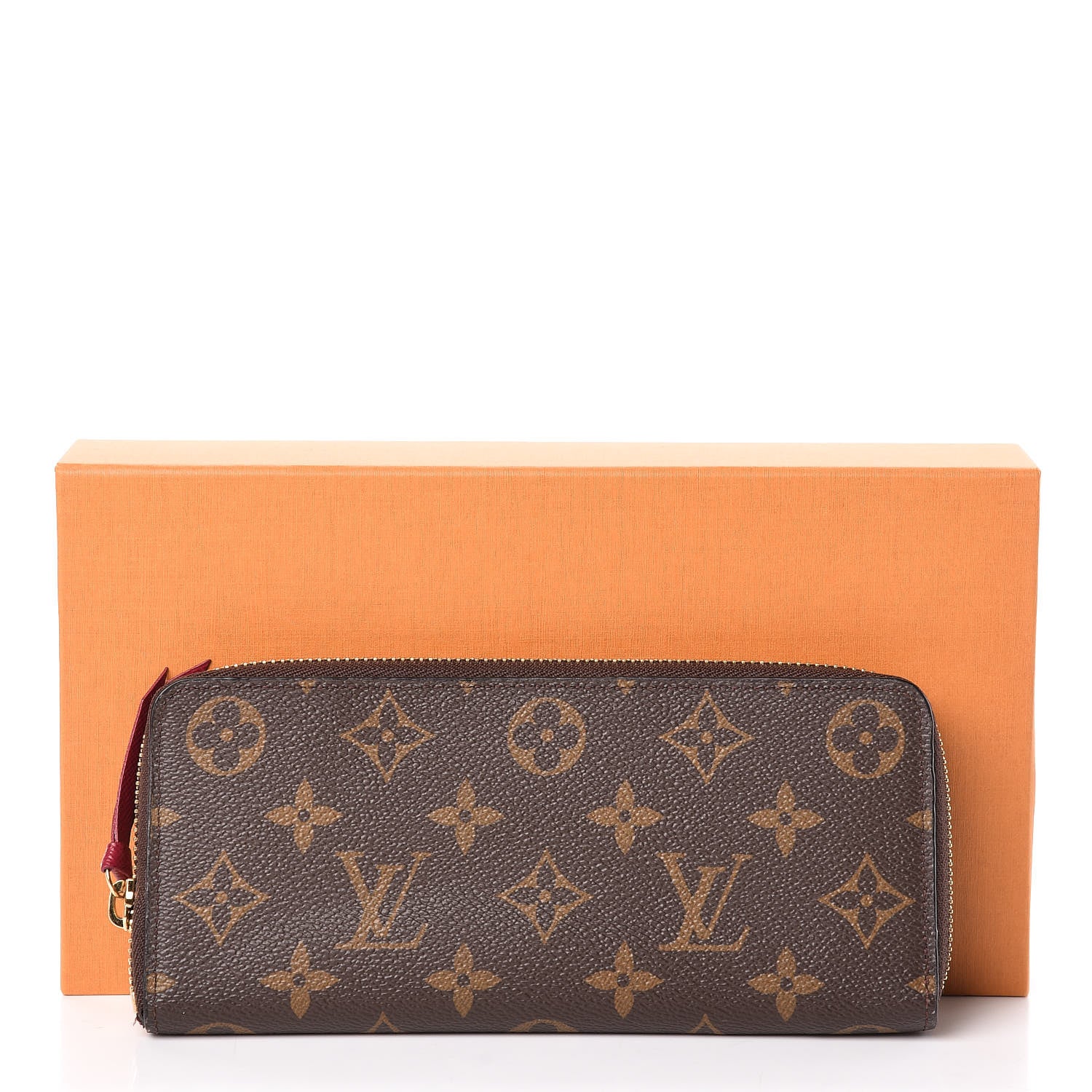 Louis Vuitton Monogram Clemence Wallet Fuchsia 10 of 10