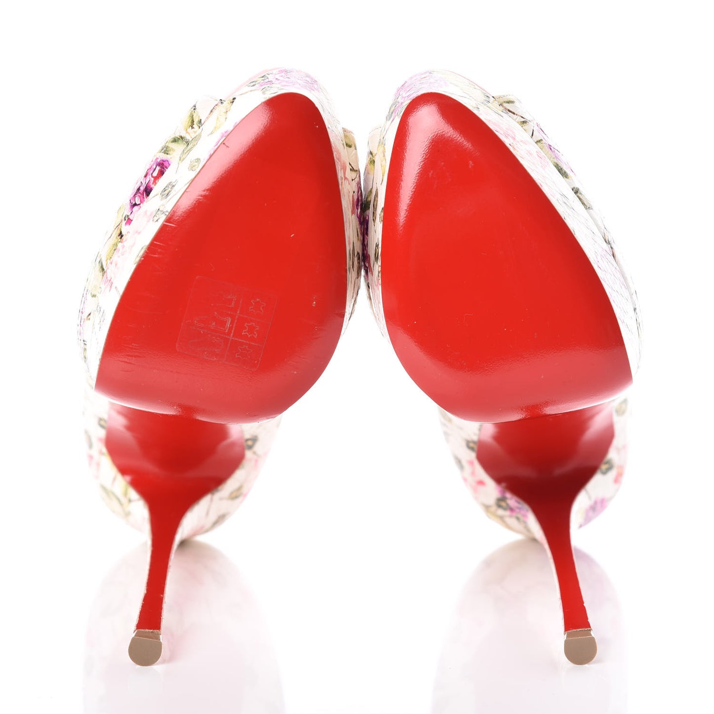 Watersnake Fiori Fetish Peep 150 Pumps 38.5 Latte Pompadour