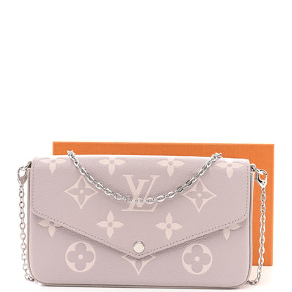 Louis Vuitton Empreinte Monogram Giant Felicie Pochette Brume Quartz 11 of 11