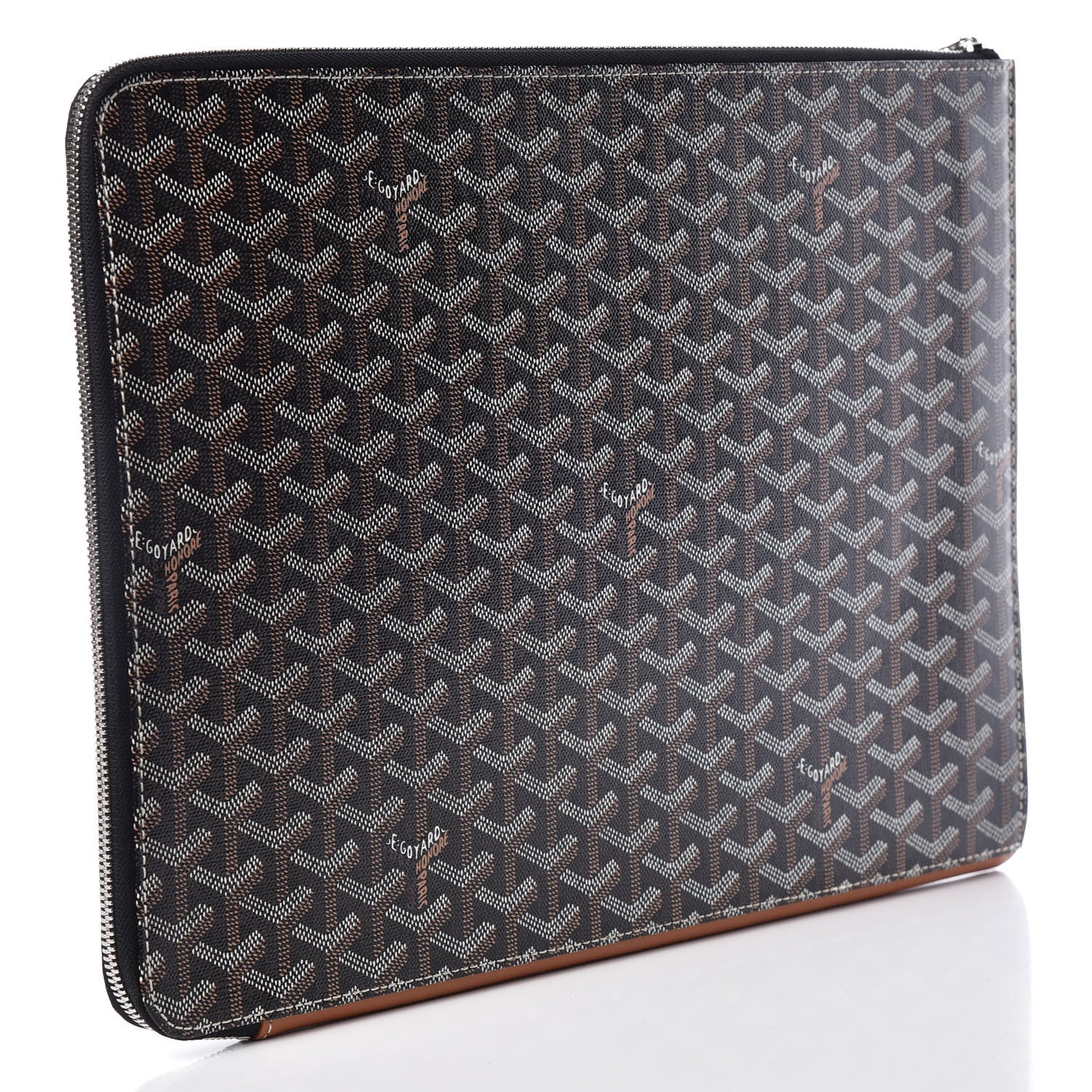 Goyard Goyardine Sorbonne Document Holder Black Gold 3 of 11