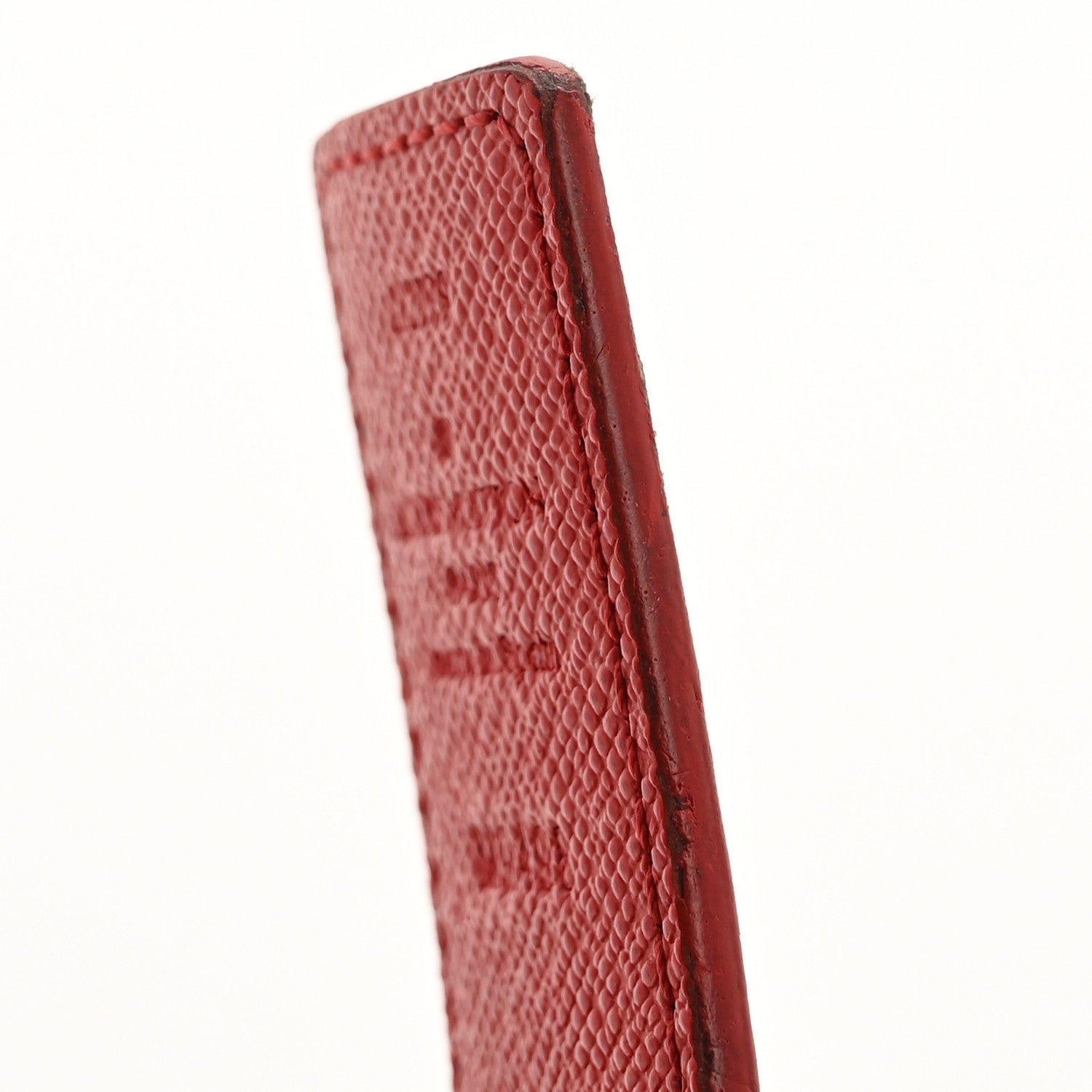 Louis Vuitton Calfskin Monogram 30mm LV Initiales Reversible Belt 85 34 Red 11 of 13