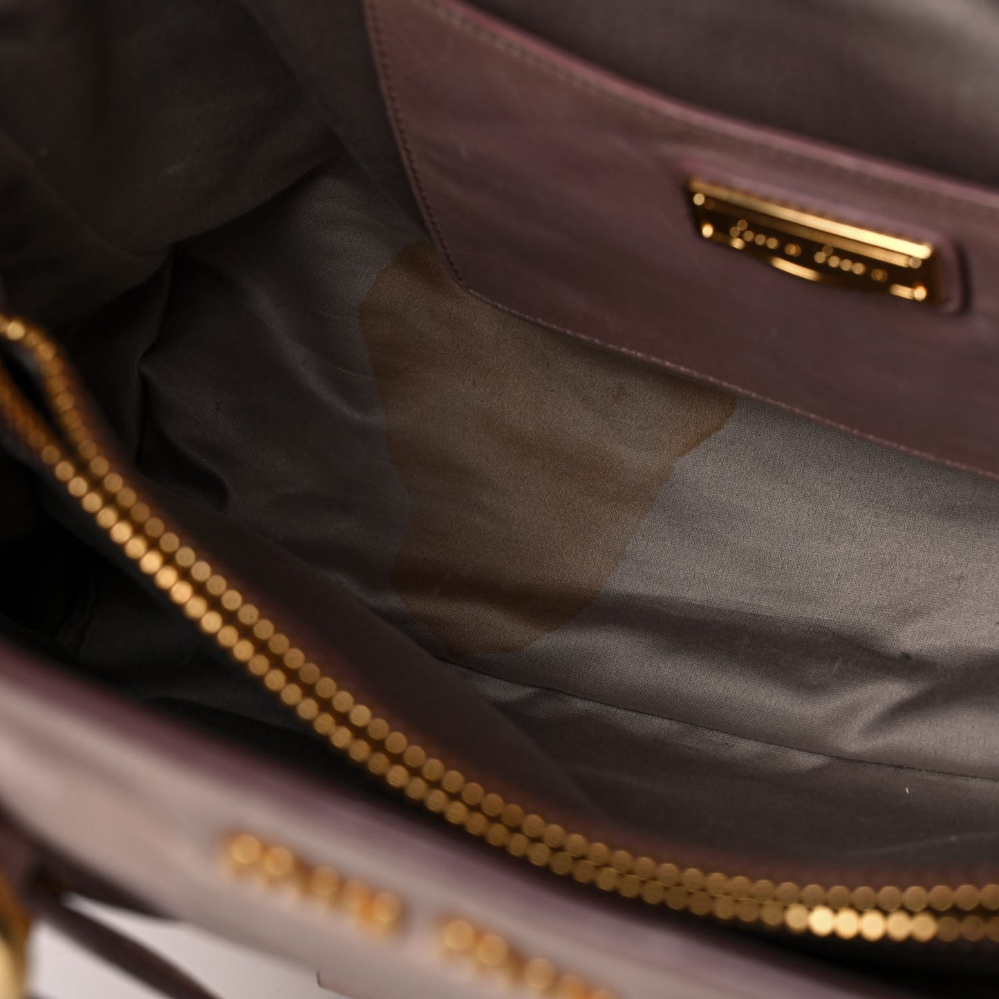 Vitello Shine Tote Mughetto