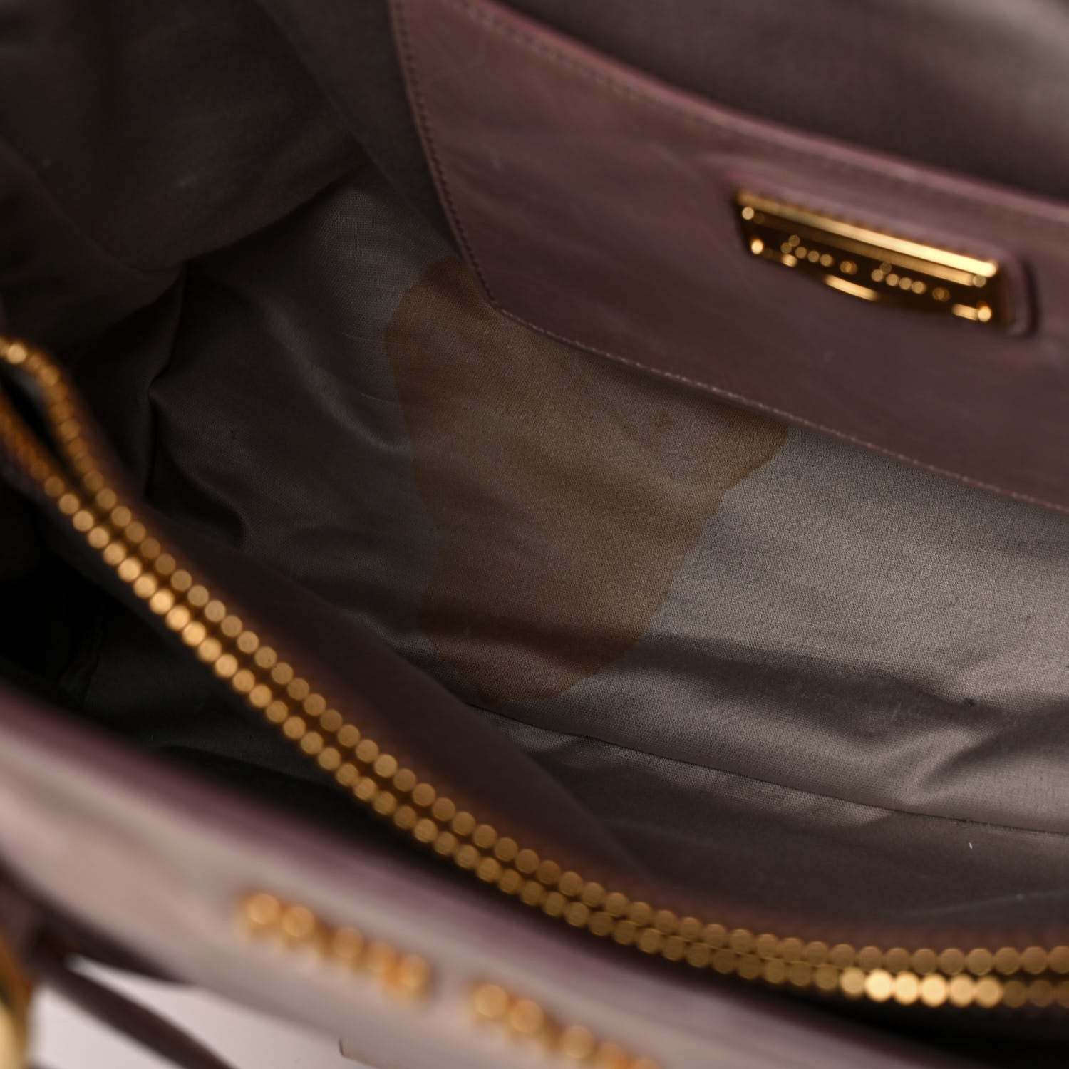 Miu Miu Vitello Shine Tote Mughetto 11 of 13