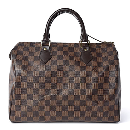 Louis Vuitton Damier Ebene Speedy 30 1 of 10
