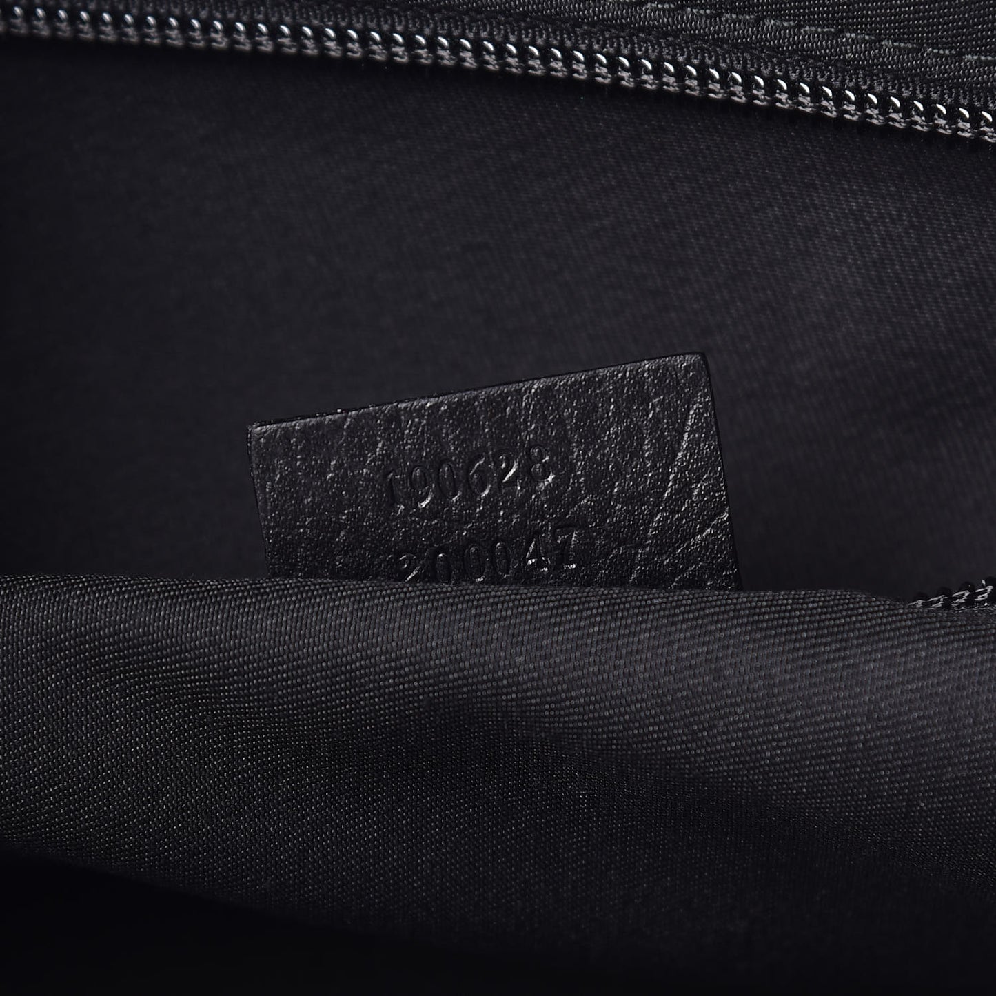 Denim Monogram Flat Messenger Bag Black