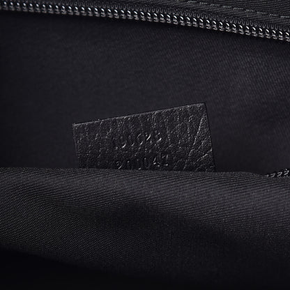 Gucci Denim Monogram Flat Messenger Bag Black 7 of 9